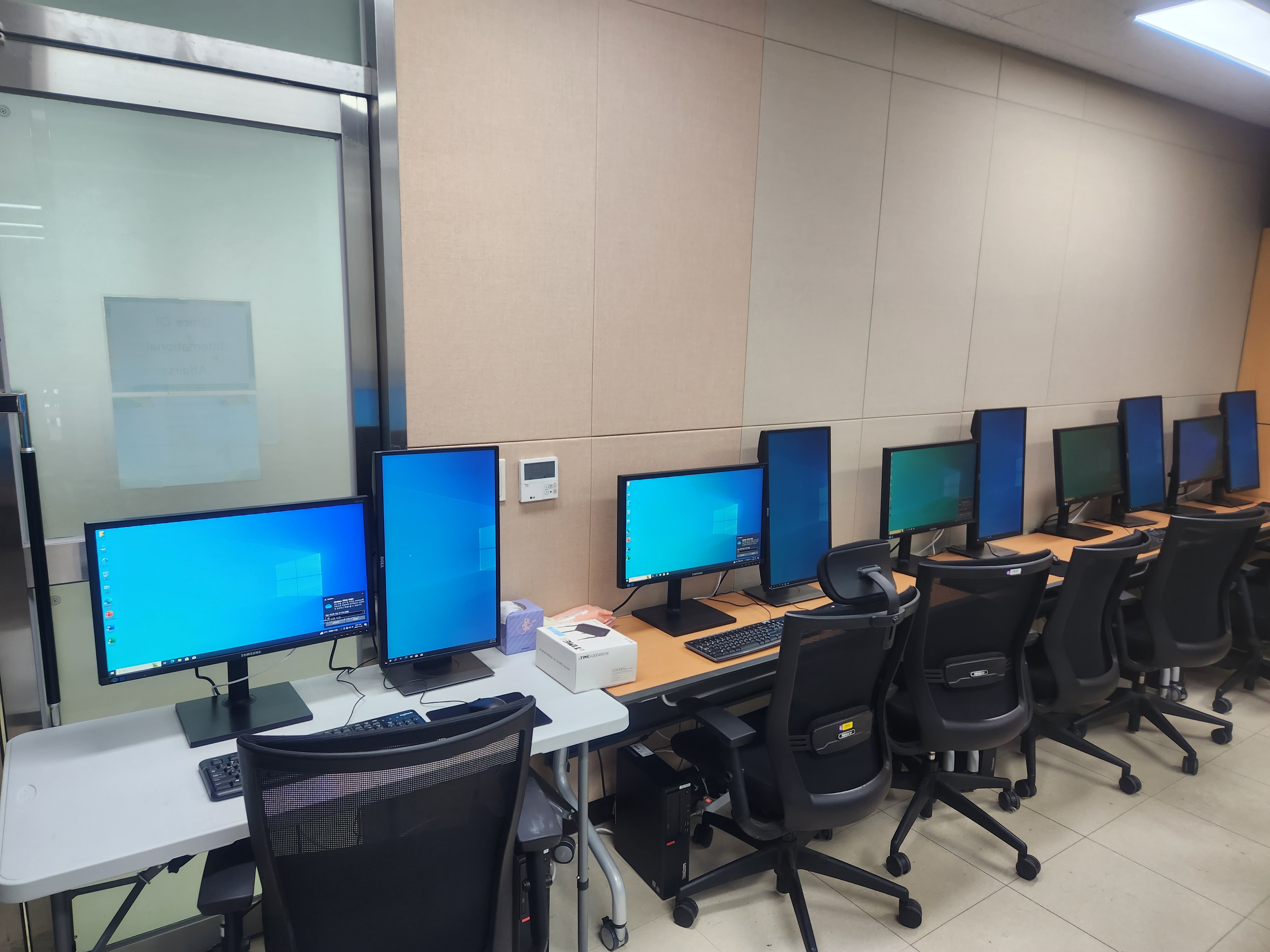 대학교 교육장 전산장비 세팅