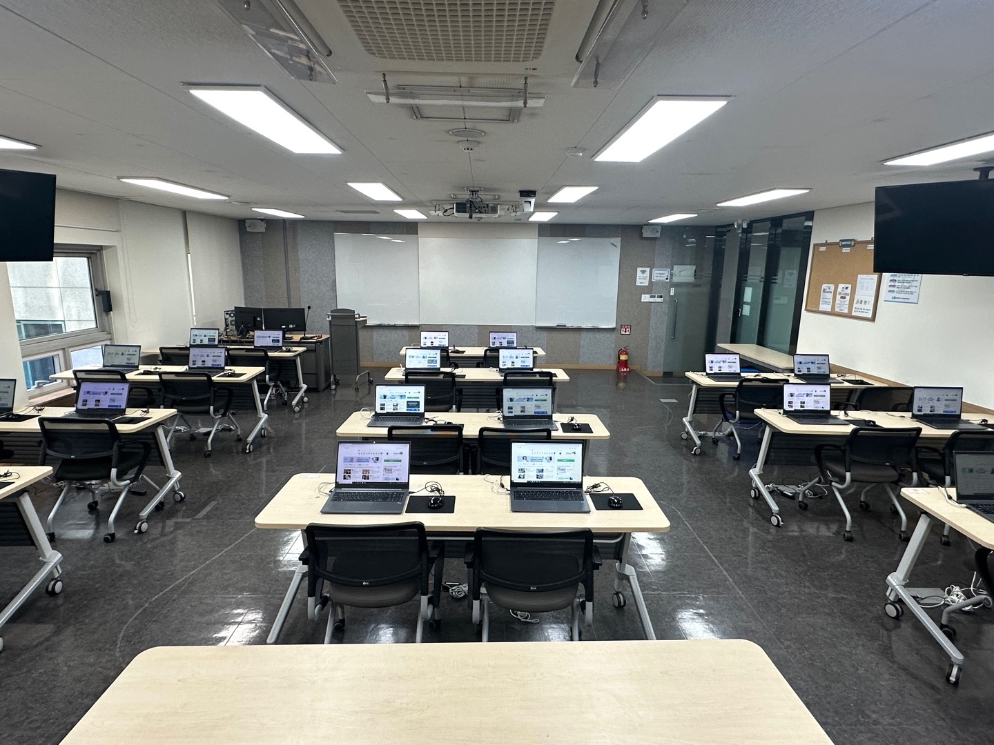 공공기관 교육장 세팅